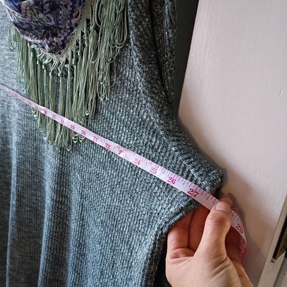 Catherines Women's Plus Size Impossibly Soft Tunic & Scarf Duet 2X - Picture 15 of 15